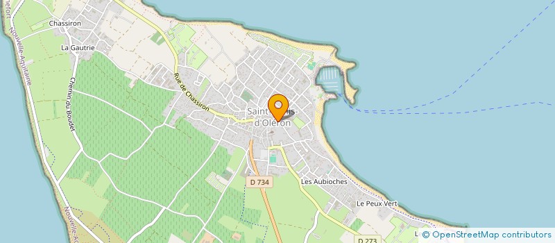 localisation de l'entreprise COULEAU & CO  SAINT-DENIS-D'OLERON