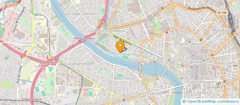 localisation de l'entreprise COULEE VERTE à TOULOUSE