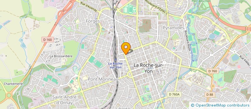 localisation de l'entreprise COULET à LA ROCHE-SUR-YON