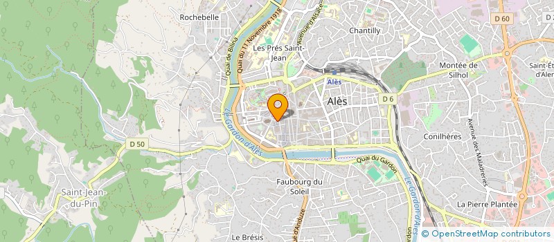 localisation de l'entreprise COULET KARINE  ALES