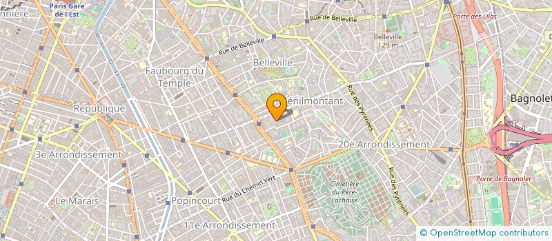 localisation de l'entreprise COULEUR BATIMENT  PARIS