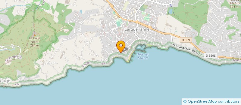 localisation de l'entreprise COULEUR BOIS  CARQUEIRANNE