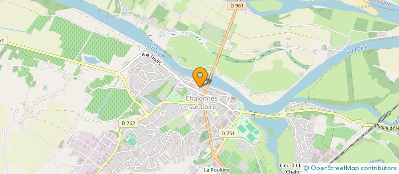 localisation de l'entreprise COULEUR BRETAGNE à CHALONNES-SUR-LOIRE