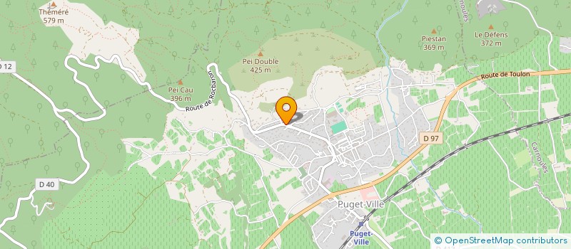 localisation de l'entreprise COULEUR CACAO  CUERS