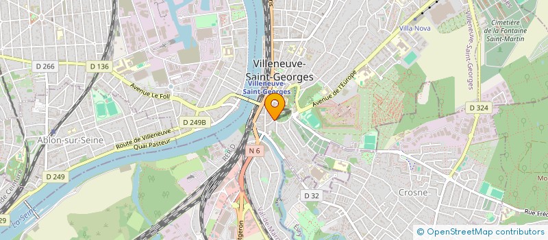 localisation de l'entreprise COULEUR CAFE  VILLENEUVE-SAINT-GEORGES