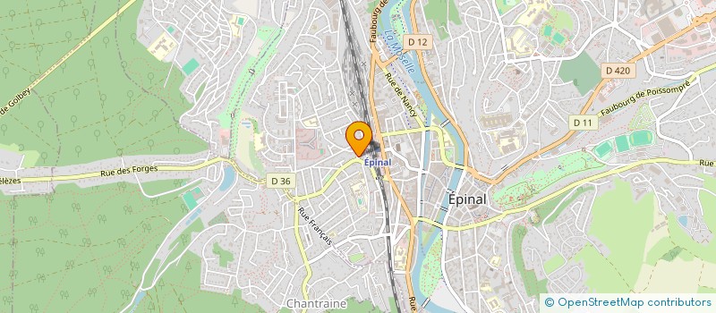 localisation de l'entreprise COULEUR CAFE EPINAL  EPINAL