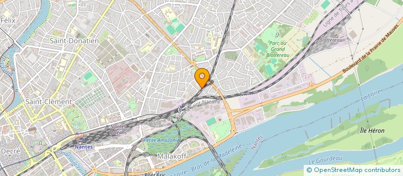 localisation de l'entreprise COULEUR CARRELAGE à NANTES
