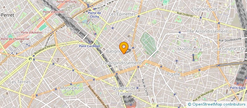 localisation de l'entreprise COULEUR COCKTAIL COMMUNICATION CCC à PARIS