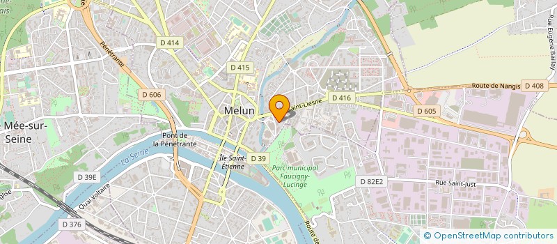 localisation de l'entreprise COULEUR D ETE à MELUN