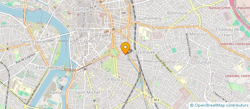 localisation de l'entreprise COULEUR D'O à TOULOUSE