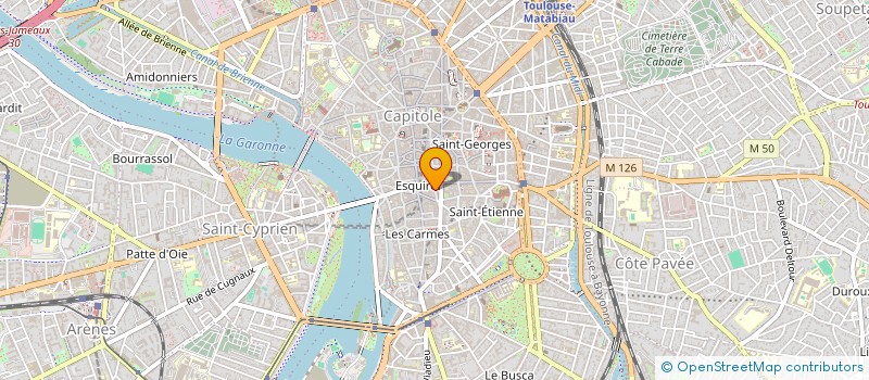 localisation de l'entreprise COULEUR D'ORIENT à TOULOUSE