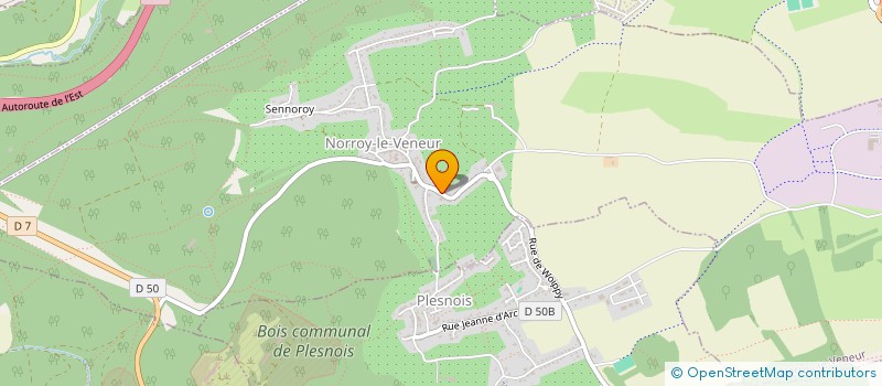 localisation de l'entreprise COULEUR DE CAFE  NORROY-LE-VENEUR