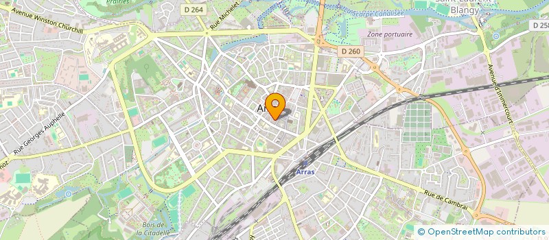 localisation de l'entreprise COULEUR DES CHAMPS à ARRAS