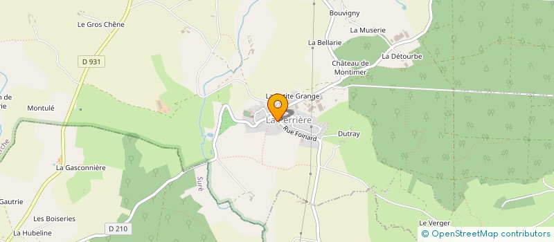 localisation de l'entreprise COULEUR ET CRINS à BELFORET-EN-PERCHE