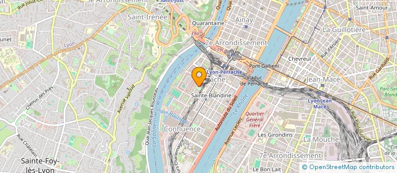 localisation de l'entreprise COULEUR EVENTS à LYON