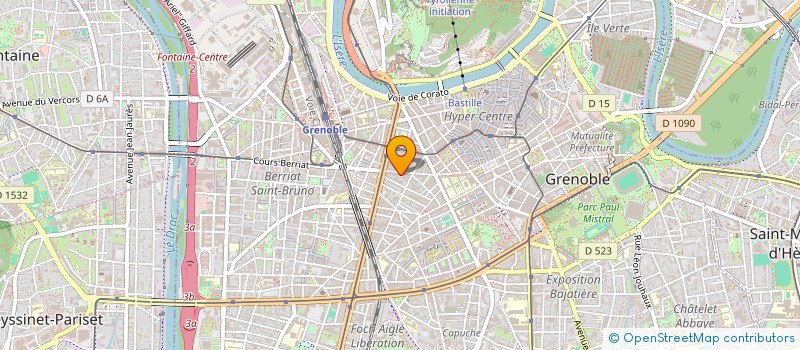 localisation de l'entreprise COULEUR LAVANDE à GRENOBLE