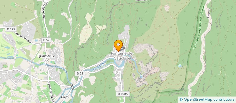localisation de l'entreprise COULEUR LIN  FONTAINE-DE-VAUCLUSE