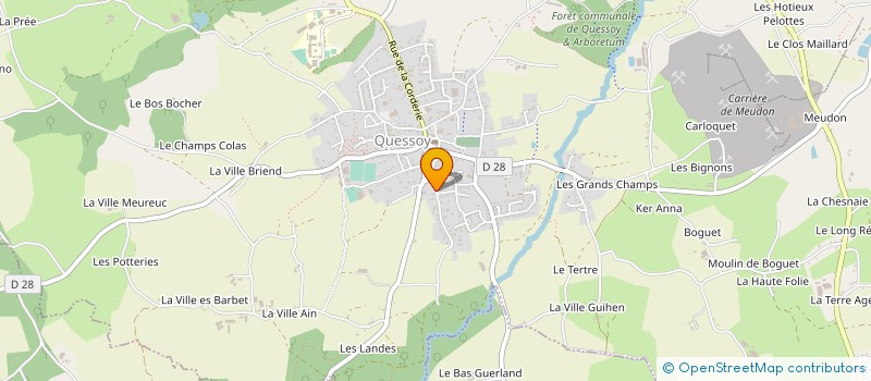 localisation de l'entreprise COULEUR NATURE à QUESSOY