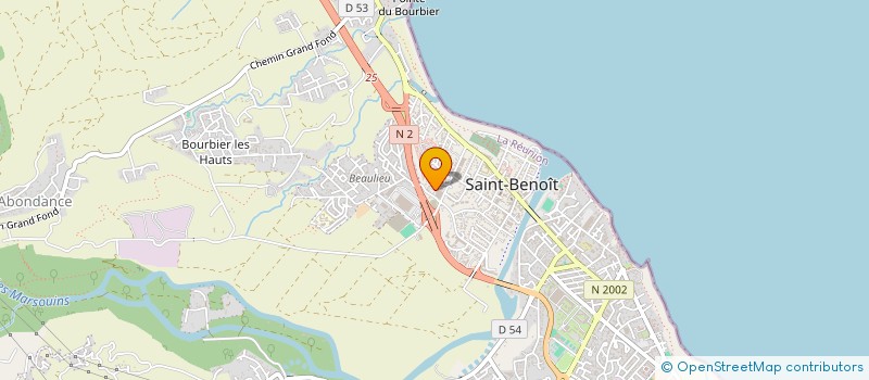 localisation de l'entreprise COULEUR PAYS à SAINT-BENOIT