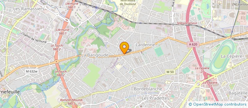 localisation de l'entreprise COULEUR POURPRE à TOULOUSE