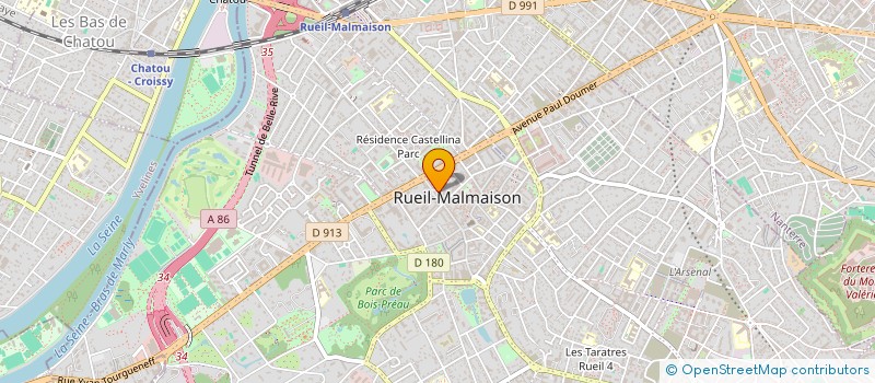 localisation de l'entreprise COULEUR PROVENCE à RUEIL-MALMAISON