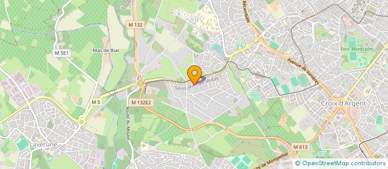 localisation de l'entreprise COULEUR SAINT JEAN  SAINT-JEAN-DE-VEDAS