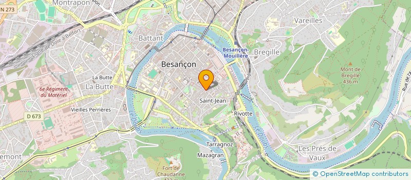 localisation de l'entreprise COULEUR SEPIA  BESANCON