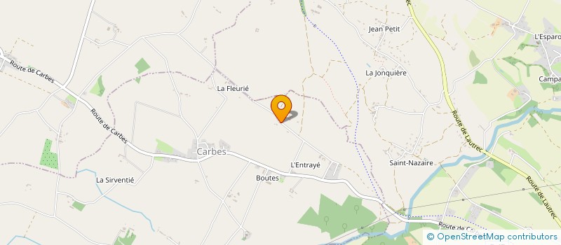 localisation de l'entreprise COULEUR SOURCE BM CONSULTING  CARBES