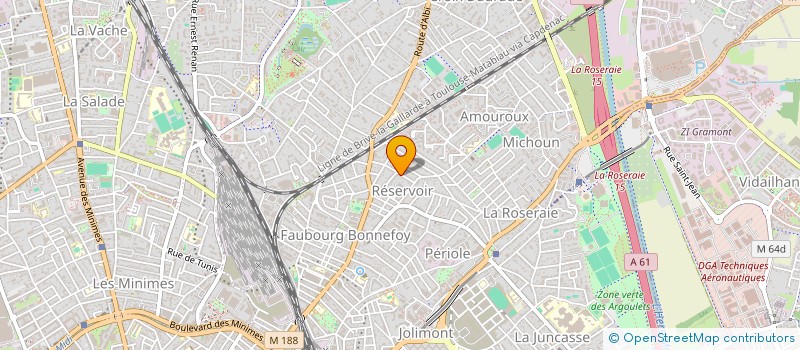 localisation de l'entreprise COULEUR VANILLE à TOULOUSE