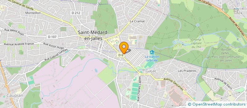 localisation de l'entreprise COULEUR VELO  SAINT-MEDARD-EN-JALLES