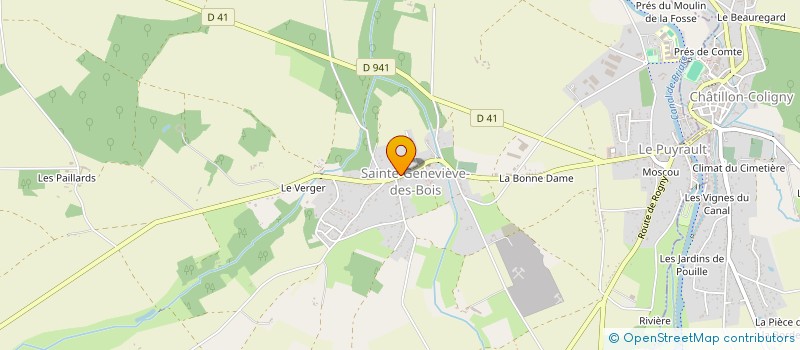 localisation de l'entreprise COULEUR VOCALE à SAINTE-GENEVIEVE-DES-BOIS