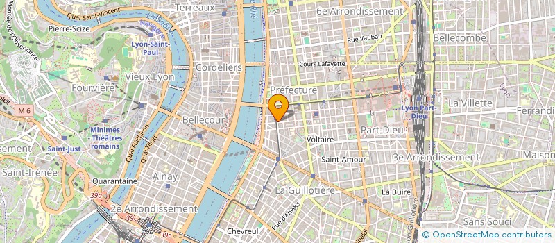 localisation de l'entreprise COULEURES 26 V  LYON