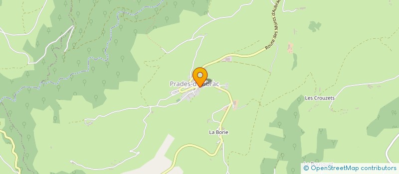 localisation de l'entreprise COULEURS AUBRAC à SAINT CHELY D'AUBRAC