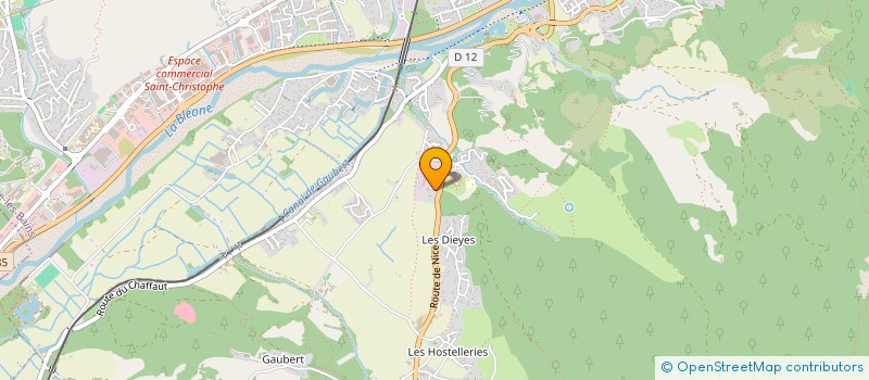 localisation de l'entreprise COULEURS BOURGEON SARL à DIGNE-LES-BAINS