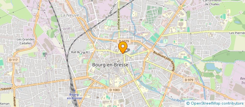 localisation de l'entreprise COULEURS CAFES à BOURG-EN-BRESSE