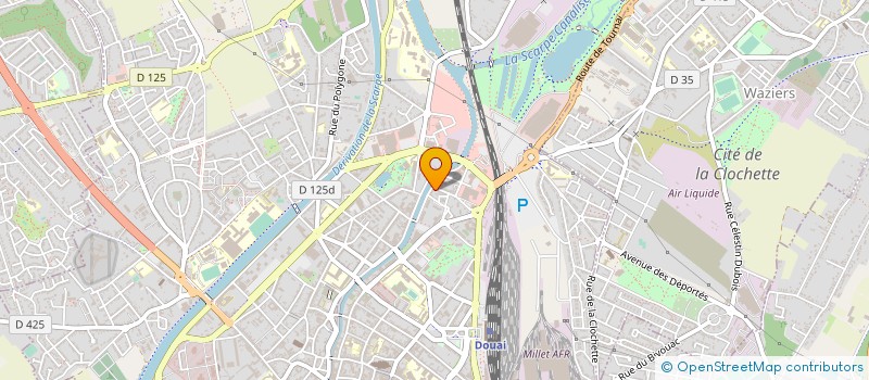 localisation de l'entreprise COULEURS D'AUTOMNE à HENIN-BEAUMONT