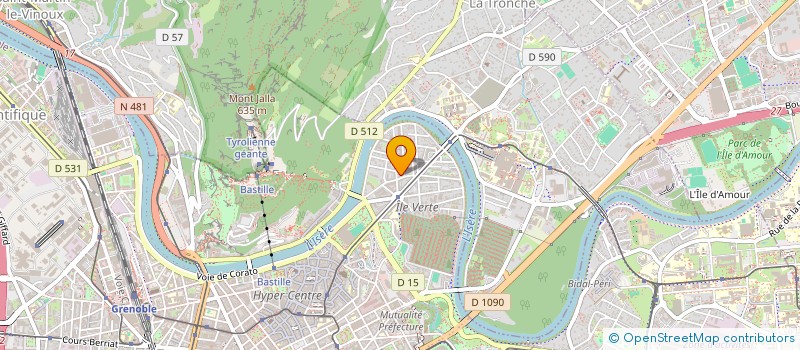 localisation de l'entreprise COULEURS D ETOILES  GRENOBLE