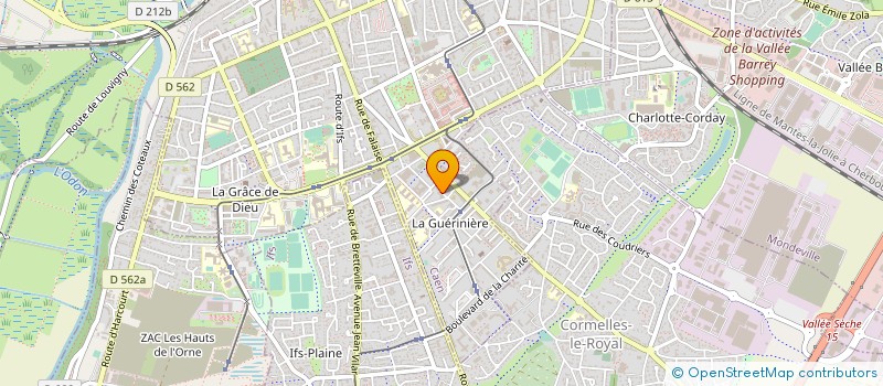 localisation de l'entreprise COULEURS D'HABITANTS à CAEN