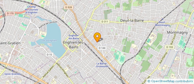 localisation de l'entreprise COULEURS D'ITALIE  MONTMORENCY