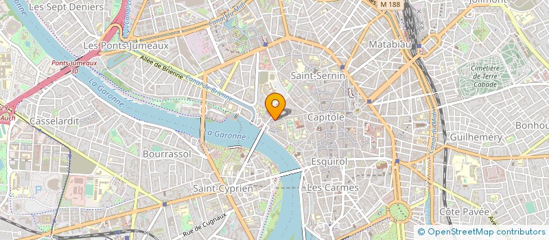 localisation de l'entreprise COULEURS D'ORIENT à TOULOUSE