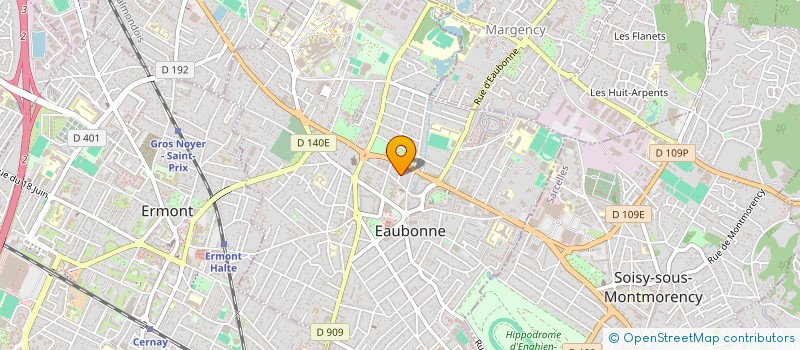 localisation de l'entreprise COULEURS DE MOTS à EAUBONNE