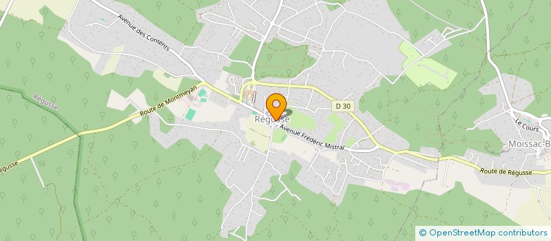 localisation de l'entreprise COULEURS DE PROVENCE à AUPS