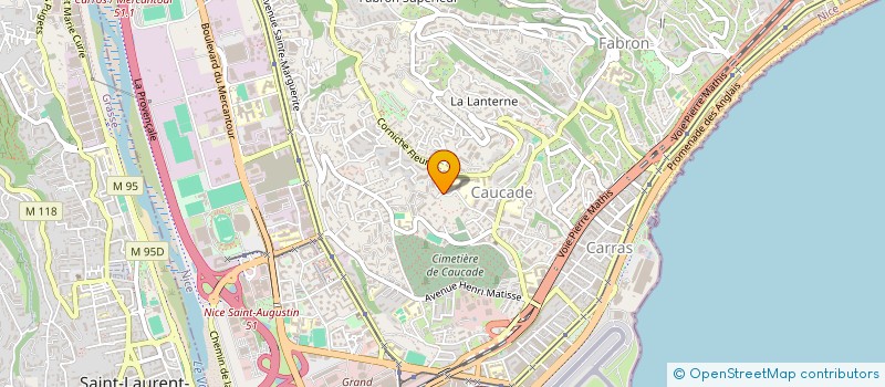 localisation de l'entreprise COULEURS DE SOI à NICE