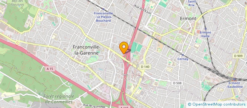 localisation de l'entreprise COULEURS DE VIE  FRANCONVILLE