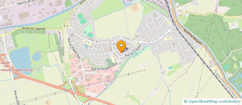 localisation de l'entreprise COULEURS DES FLANDRES GROUP à LILLE