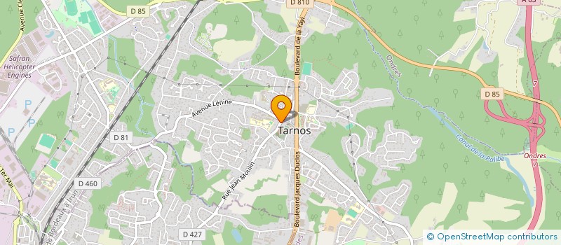 localisation de l'entreprise COULEURS DES ILES  TARNOS