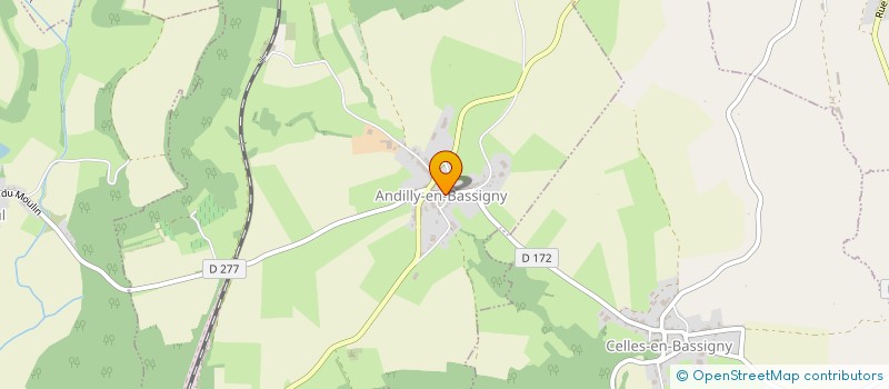 localisation de l'entreprise COULEURS DES TOILES à ANDILLY-EN-BASSIGNY
