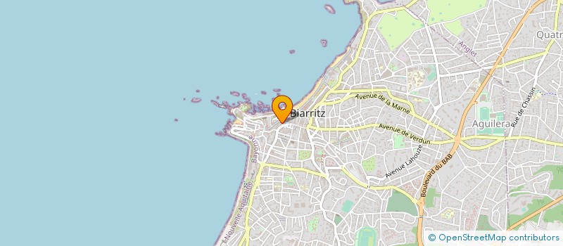 localisation de l'entreprise COULEURS DU MONDE à BIARRITZ