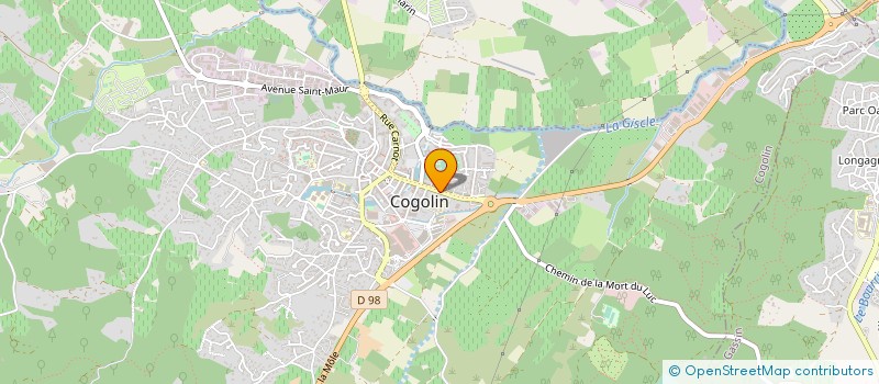 localisation de l'entreprise COULEURS ET LUMIERES à COGOLIN