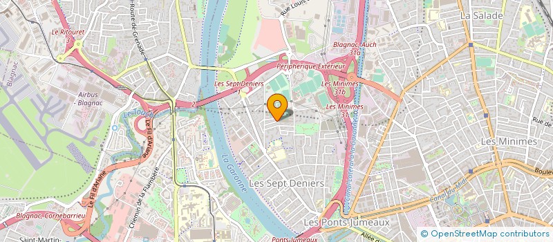localisation de l'entreprise COULEURS ET PINCEAUX à TOULOUSE